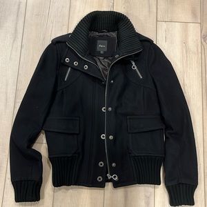 Moto Wool-Like Jacket | Satin Lining